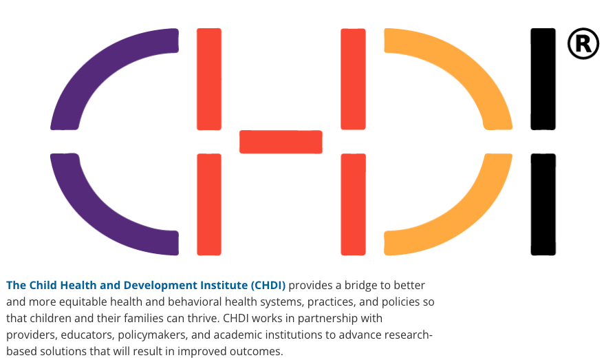 Screen Shot 2024-10-22 at 3.38.04 PM The official logo for The Child Health and Development Institute (CHDI).